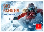 Skifahren - tolle Momente (Wandkalender 2025 DIN A3 quer), CALVENDO Monatskalender