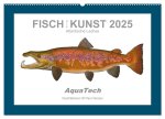 Fisch als Kunst 2025: Atlantische Lachse (Wandkalender 2025 DIN A2 quer), CALVENDO Monatskalender