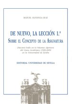 DE NUEVO LA LECCION 1ª SOBRE EL CONCEPTO DE LA ASIGNATURA