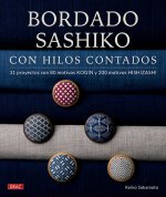 Bordado sashiko con hilos contados