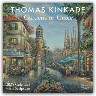 CAL 25 THOMAS KINKADE GARDENS OF GRACE (WALL)(Kalendarz)