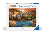 Ravensburger Puzzle 12000365 Zebras am Wasserloch - 500 Teile Puzzle für Erwachsene und Kinder ab 12 Jahren