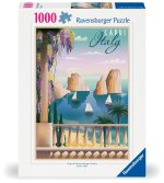Ravensburger Puzzle 12001209 - Postkarte aus Capri - 1000 Teile Puzzle für Erwachsene und Kinder ab 14 Jahren