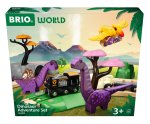 BRIO World - 36094 Dinosaurier Abenteuer-Set | Zugset für Kinder ab 3 Jahren