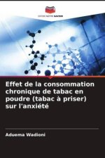 Effet de la consommation chronique de tabac en poudre (tabac ? priser) sur l'anxiété
