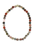 Bracelet Héliotrope Perles rondes 4 mm