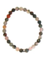 Bracelet Héliotrope Perles rondes 6 mm