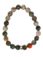 Bracelet Héliotrope Perles rondes 8 mm