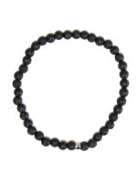 Bracelet Pierre de lave Perles rondes 4 mm