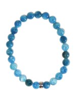 Bracelet Apatite Perles rondes 8 mm Poignet large