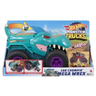 Hot Wheels Monster Trucks autofressender Mega-Wrex, inkl. 1 Spielzeugauto