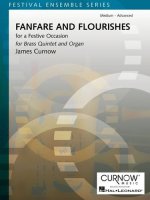 Fanfare and Flourishes (for a Festive Occasion): Brass Quintet and Organ - Score and Parts