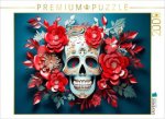 CALVENDO Puzzle Red Skull | 2000 Teile Lege-Größe 90x67cm Foto-Puzzle für glückliche Stunden