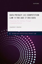 Data Privacy and Competition Law in the Age of Big Data Unpacking the Interface Through Complexity Science (Hardback)
