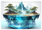 Magie der Natur - Wasserfälle (Tischkalender 2025 DIN A5 quer), CALVENDO Monatskalender