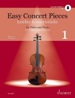 PETER MOHRS : EASY CONCERT PIECES 1 - VIOLON ET PIANO - RECUEIL + ENREGISTREMENT(S) EN LIGNE