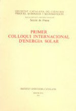 Primer Col.loqui Internacional d'Energia Solar