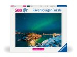 Ravensburger Puzzle 12000845, Scandinavian Places - Nordlichter in Troms?, Norwegen - 500 Teile Puzzle für Erwachsene und Kinder ab 12 Jahren