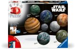 Ravensburger 3D Puzzle 11577 - Puzzle-Ball Planeten der Star Wars Galaxie - erste Trilogie - ideales Geschenk für große und kleine Star Wars Fans ab 6