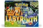 Ravensburger 22705 - Pokémon Labyrinth Glow in the Dark - Schiebespaß mit den beliebtesten Pokémon für 2-6 Personen ab 7 Jahren: Im Hellen und Dunkeln