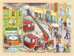 Einlegepuzzle Feuerwehreinsatz