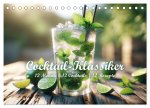 Cocktail-Klassiker (Tischkalender 2025 DIN A5 quer), CALVENDO Monatskalender
