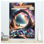 Astronomie Visionen - Ein von KI erschaffenes Panorama des Kosmos (hochwertiger Premium Wandkalender 2025 DIN A2 hoch), Kunstdruck in Hochglanz