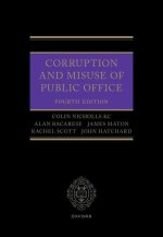 Corruption and Misuse of Public Office 4/e (Hardback)