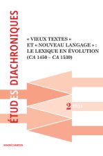 Revue Études diachroniques numéro 2 - 2024