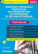 Assistant territorial (principal) de conservation du patrimoine et des bibliothèques – Tout-en-un (Catégorie B – Concours 2024-2025)