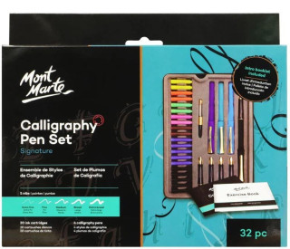 Mont Marte Kaligrafickďż˝ sada 0003, 32 ks