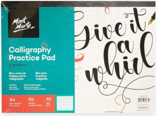 Mont Marte Cviďż˝ebnice kaligrafie A4, 50 listďż˝