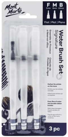 Mont Marte Sada vodovďż˝ch per se ďż˝tďż˝tcem 0045 blistr, 3 ks