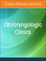 Dysphagia in Adults and Children, An Issue of Otolaryngologic Clinics of North America