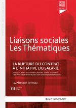 La rupture du contrat à l'initiative du salarié
