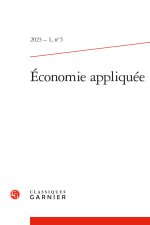 Economie appliquée 2023 - 1, n  5 - varia