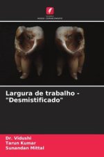 Largura de trabalho - 