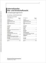 Internationales Ehe- und Kindschaftsrecht mit Staatsangehörigkeitsrecht