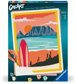 Ravensburger CreArt - Malen nach Zahlen 23898 - Sunset at the Beach - ab 12 Jahren
