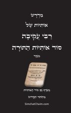 מדרש אותיות של רבי עקיבה - 