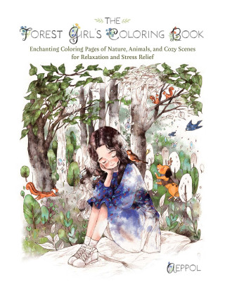 The Forest Girl's Coloring Book