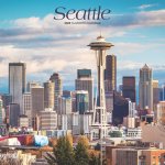 Seattle 2025 12 X 24 Inch Monthly Square Wall Calendar Plastic-Free