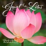 Jewel of the Lotus 2025 12 X 24 Inch Monthly Square Wall Calendar Plastic-Free