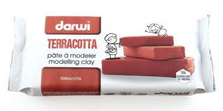 DARWI Samotvrdnoucí modelovací hmota - 500g terakota