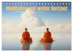Meditation und weiter Horizont (Tischkalender 2025 DIN A5 quer), CALVENDO Monatskalender