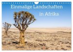 Einmalige Landschaften in Afrika (Wandkalender 2025 DIN A4 quer), CALVENDO Monatskalender