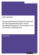 Ein gesundheitspsychologisches Konzept zur Bewegungsförderung in einem Berufsförderungswerk. Psychologie in der beruflichen Rehabilitation