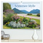 Schliersee-Idylle (hochwertiger Premium Wandkalender 2025 DIN A2 quer), Kunstdruck in Hochglanz