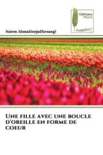 Une fille avec une boucle d'oreille en forme de coeur