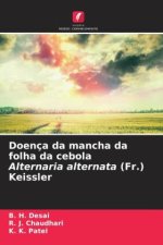 Doença da mancha da folha da cebola Alternaria alternata (Fr.) Keissler